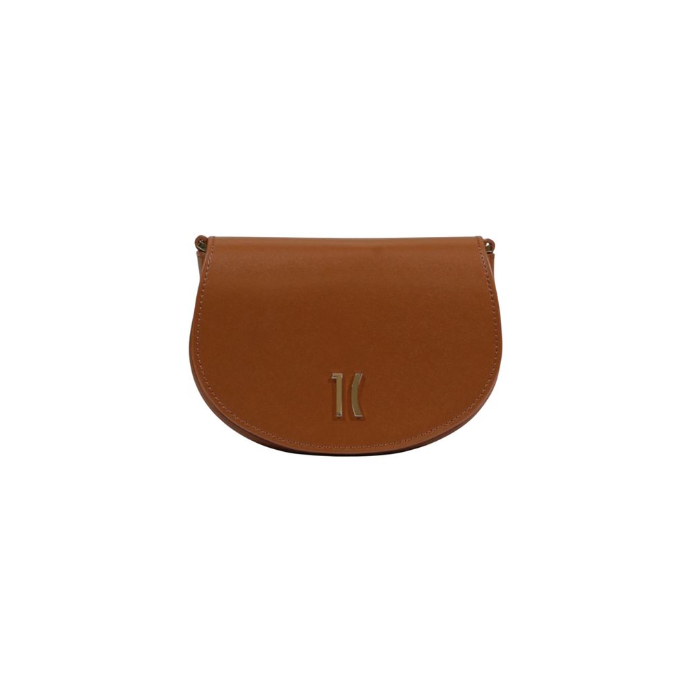 Alviero Martini Prima Classe Brown Leather Small Shoulder Bag