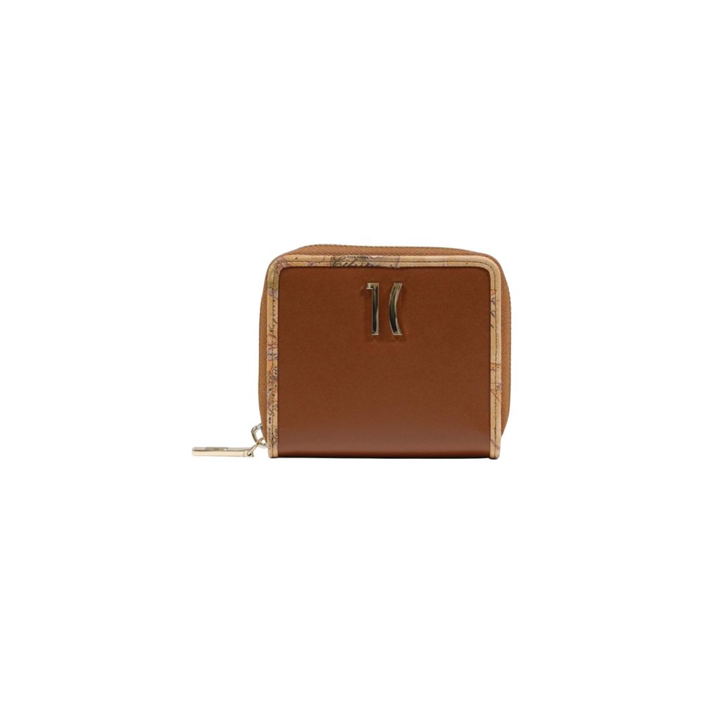 Alviero Martini Prima Classe Brown Leather Small Ziparound Wallet