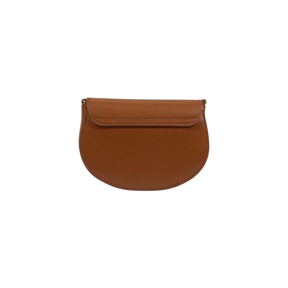 Alviero Martini Prima Classe Brown Leather Small Shoulder Bag