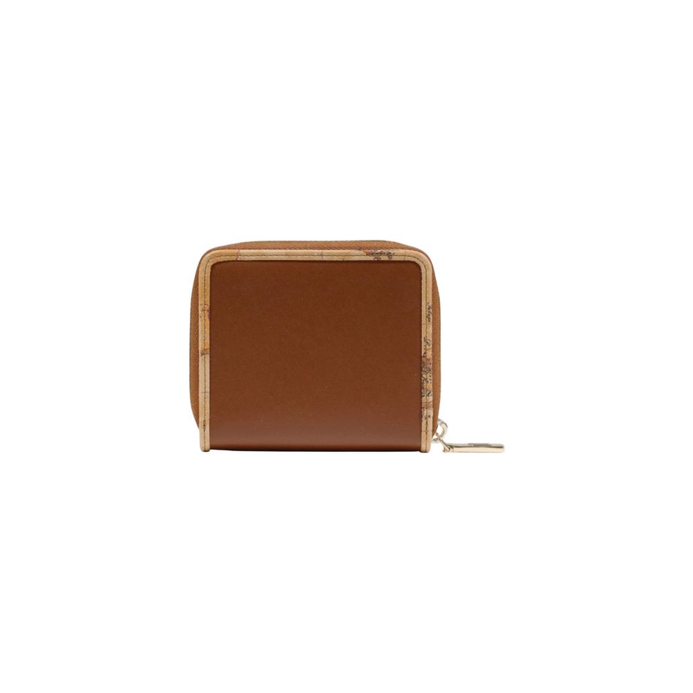 Alviero Martini Prima Classe Brown Leather Small Ziparound Wallet