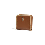 Alviero Martini Prima Classe Brown Leather Small Ziparound Wallet