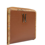 Alviero Martini Prima Classe Brown Leather Small Ziparound Wallet