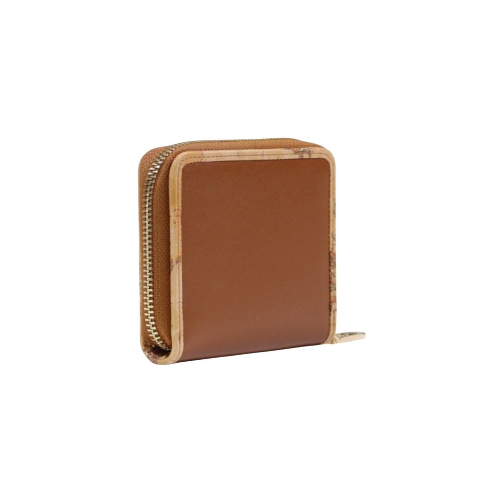 Alviero Martini Prima Classe Brown Leather Small Ziparound Wallet