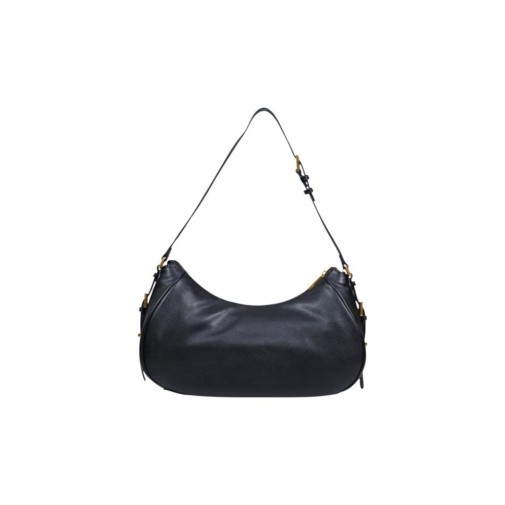 Liu Jo Black Eco-Leather Hobo Bag