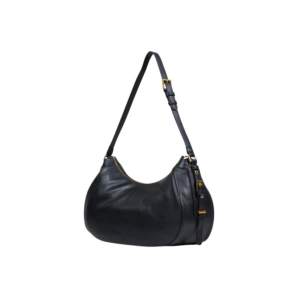 Liu Jo Black Eco-Leather Hobo Bag