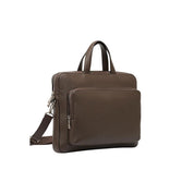 Calvin Klein Brown Polyurethane Briefcase