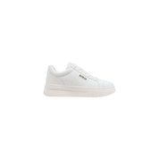 Guess White Polyurethane Platform Sneakers