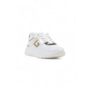 Guess White Polyurethane Blend Chunky Sneakers