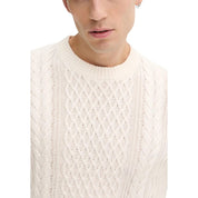 Tommy Hilfiger Jeans Cream Recycled Cotton Sweatshirt