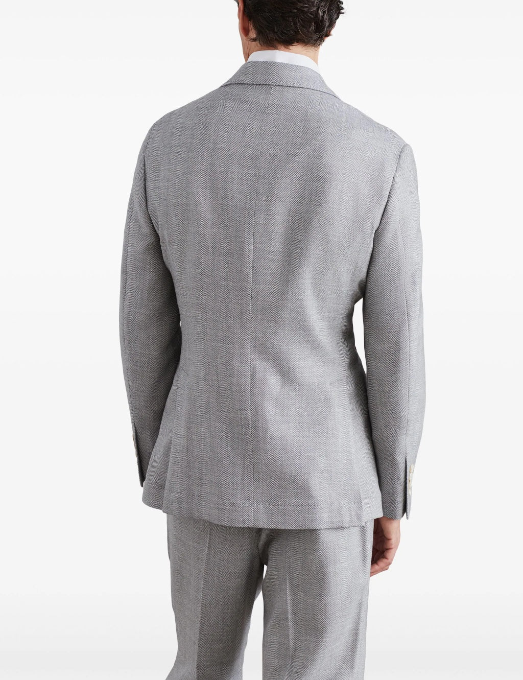 Brunello Cucinelli Medium Grey Wool Blazer