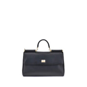 Dolce & Gabbana Black Calf Leather Shoulder Bag