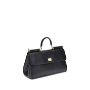Dolce & Gabbana Black Calf Leather Shoulder Bag