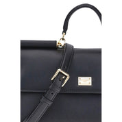 Dolce & Gabbana Black Calf Leather Shoulder Bag