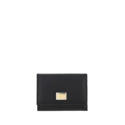 Dolce & Gabbana Black Calf Leather Wallet