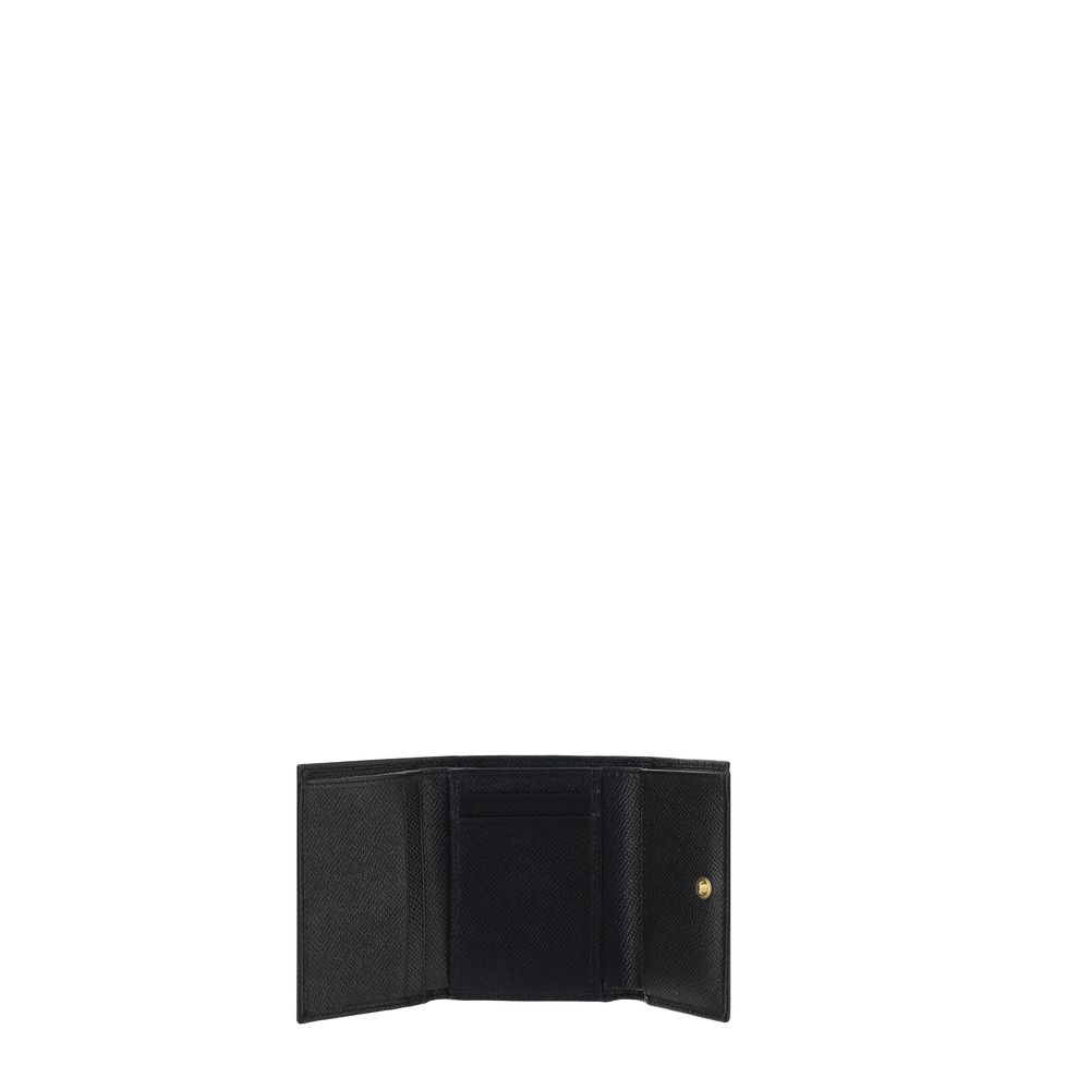 Dolce & Gabbana Black Calf Leather Wallet