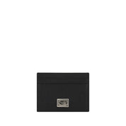Dolce & Gabbana Black Calfskin Card Holder