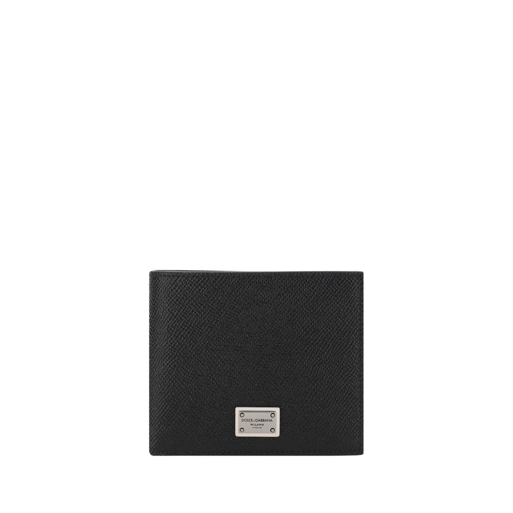Dolce & Gabbana Black Calfskin Card Holder