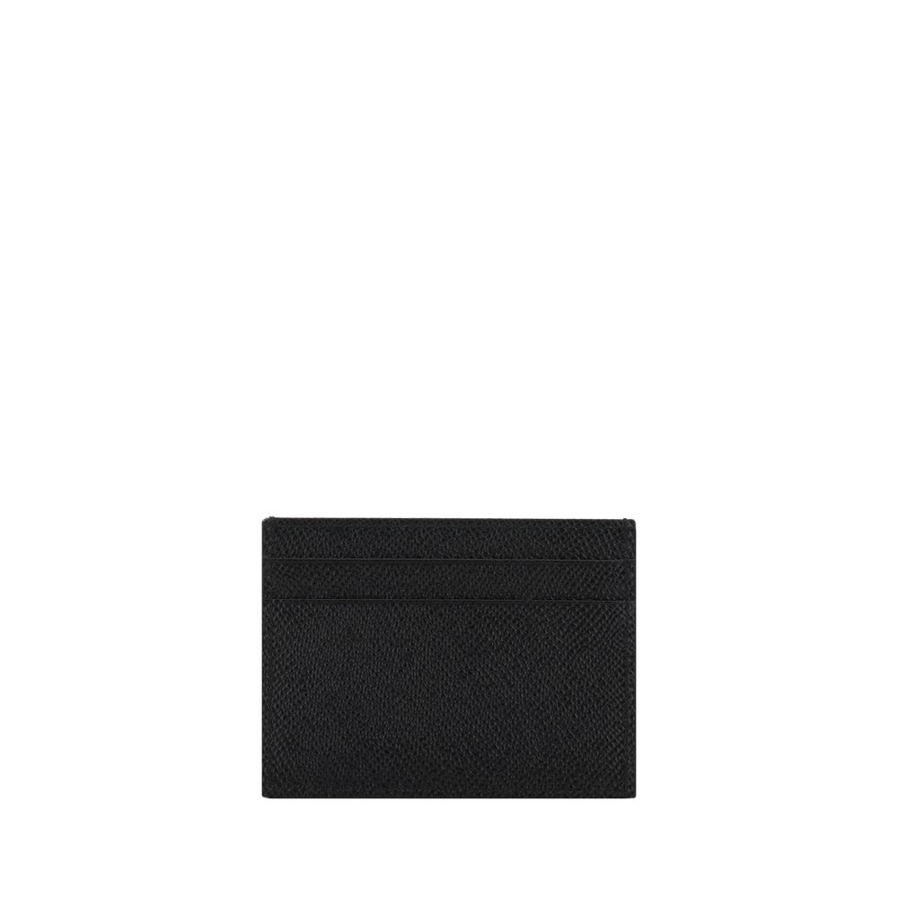Dolce & Gabbana Black Calfskin Card Holder