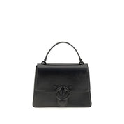 PINKO Black Lamb Leather Handbag