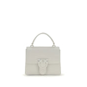 PINKO White Goatskin Mini Handbag