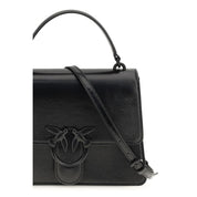 PINKO Black Lamb Leather Handbag