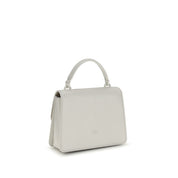 PINKO White Goatskin Mini Handbag