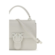 PINKO White Goatskin Mini Handbag