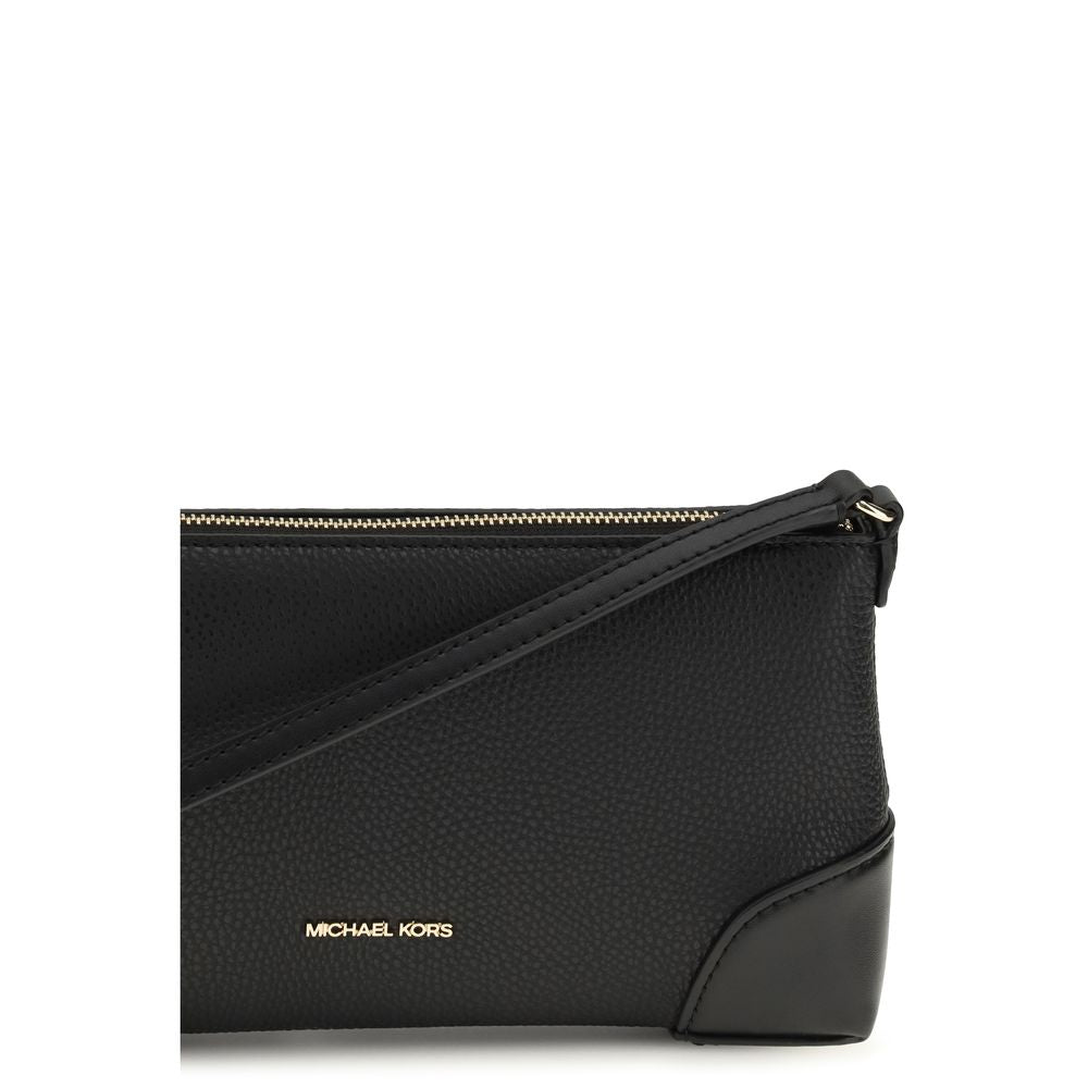 Michael Kors Black Calf Leather Shoulder Bag