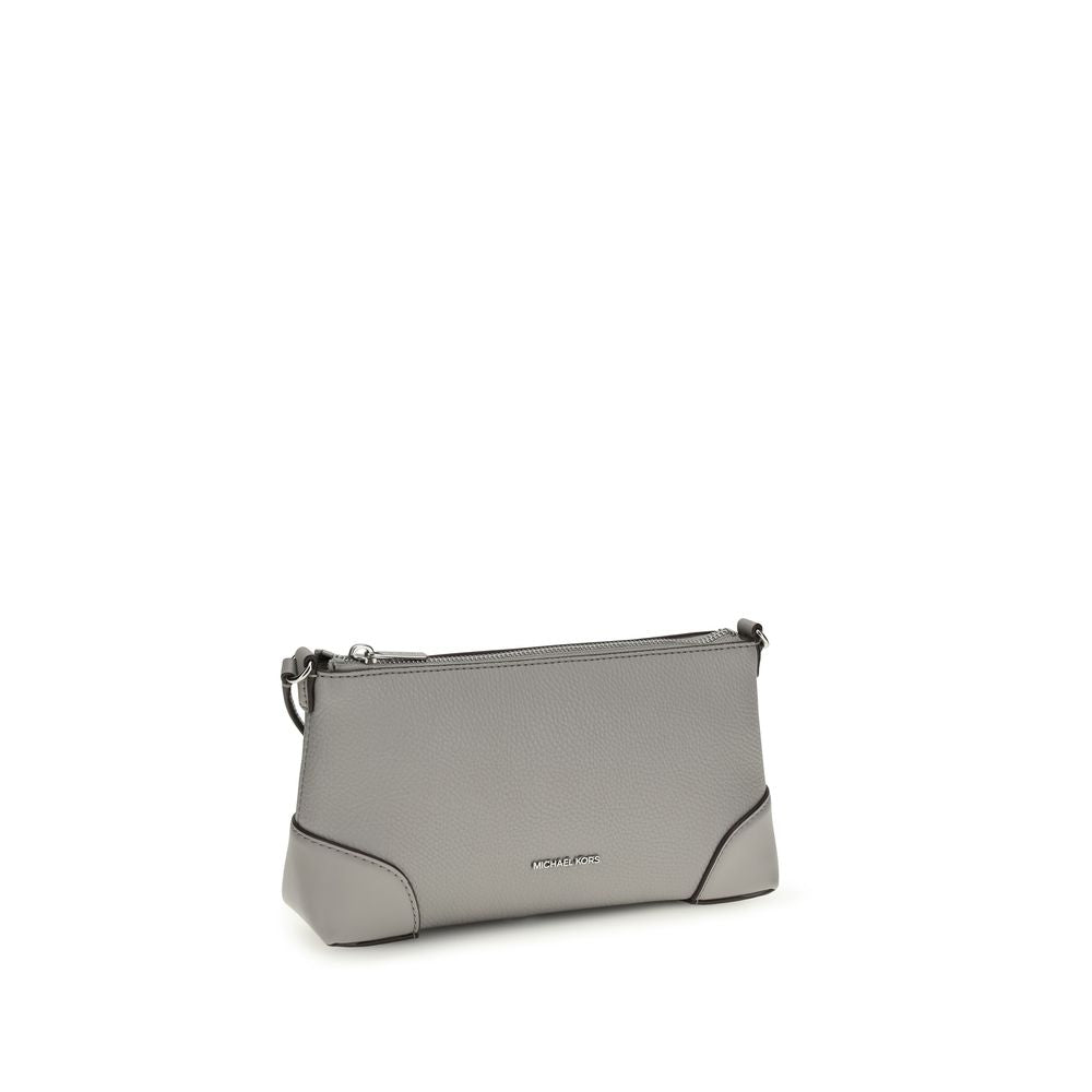 Michael Kors Gray Calf Leather Shoulder Bag