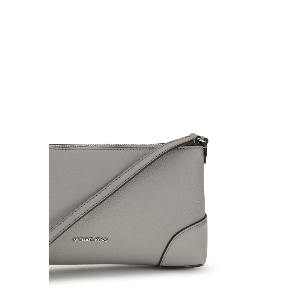 Michael Kors Gray Calf Leather Shoulder Bag