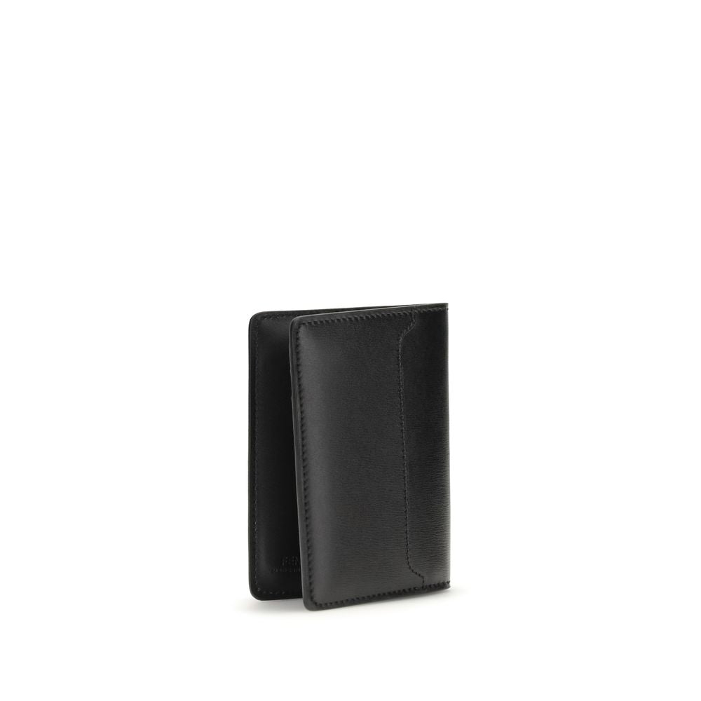 Fendi Black Calf Leather Card Holder
