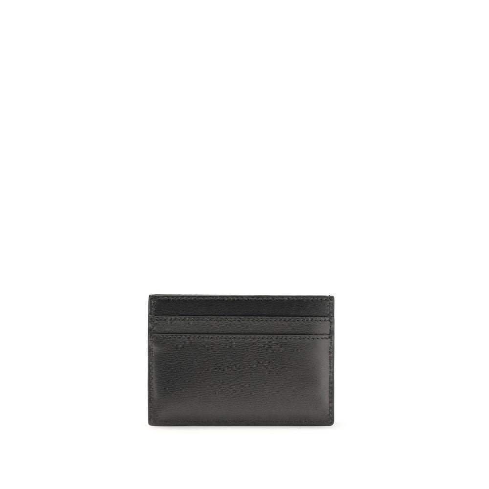 Fendi Black Calf Leather Card Holder
