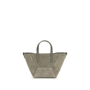 Brunello Cucinelli Brown Suede Shoulder Bag