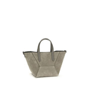 Brunello Cucinelli Brown Suede Shoulder Bag