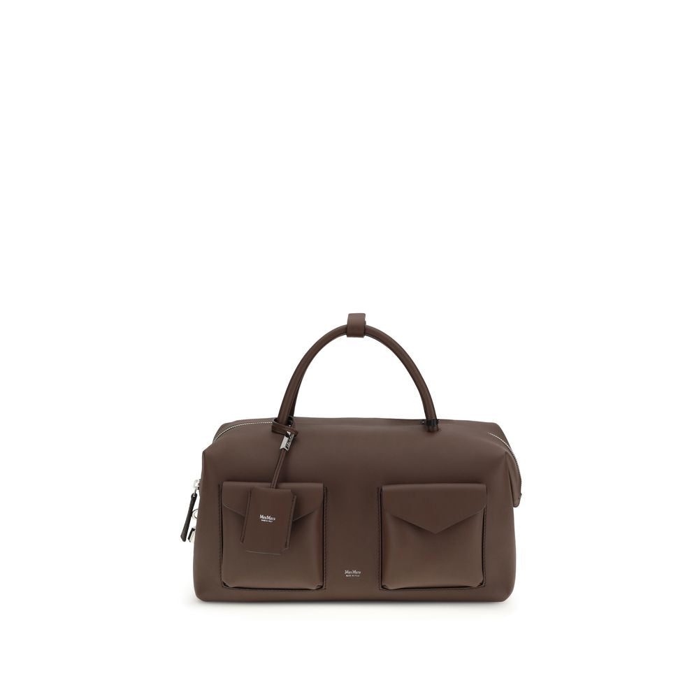 Max Mara Brown Calf Leather Handbag