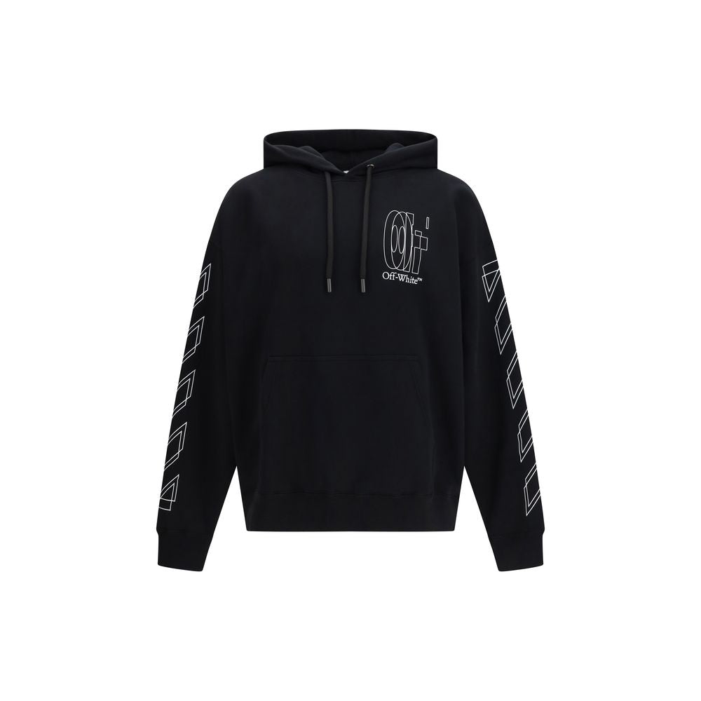 Off-White Black Cotton Hoodie
