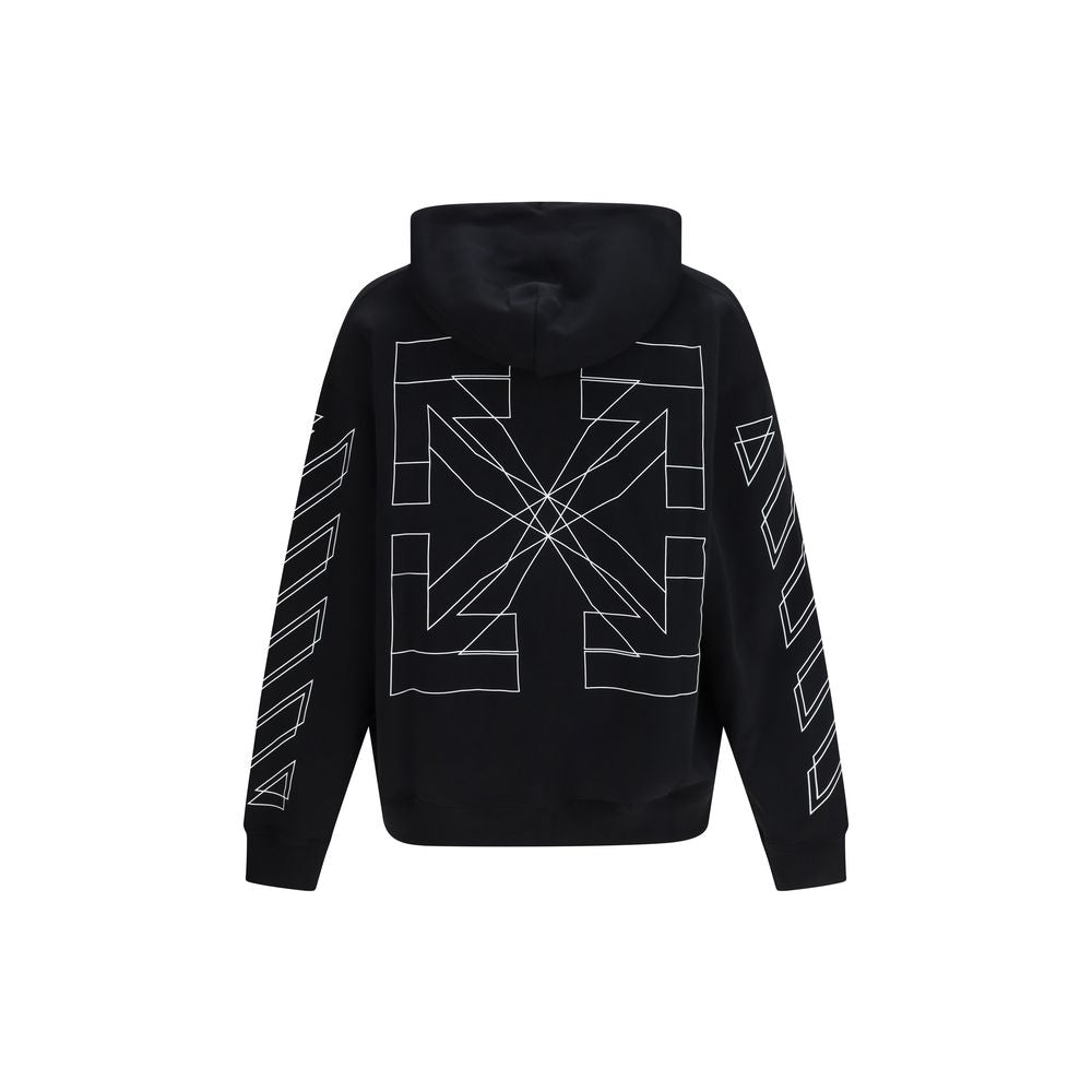 Off-White Black Cotton Hoodie