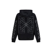Off-White Black Cotton Hoodie