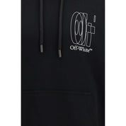 Off-White Black Cotton Hoodie