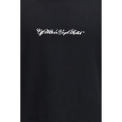 Off-White Black Cotton Sweatshirt