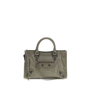 Balenciaga Gray Lambskin Shoulder Bag