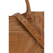 Balenciaga Beige Lambskin Medium Handbag