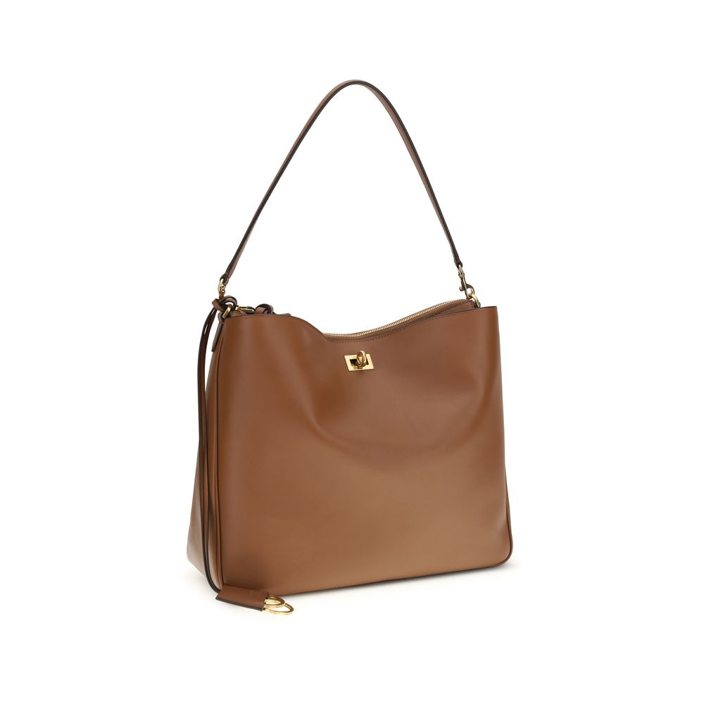 Balenciaga Beige Calf Leather Shoulder Bag