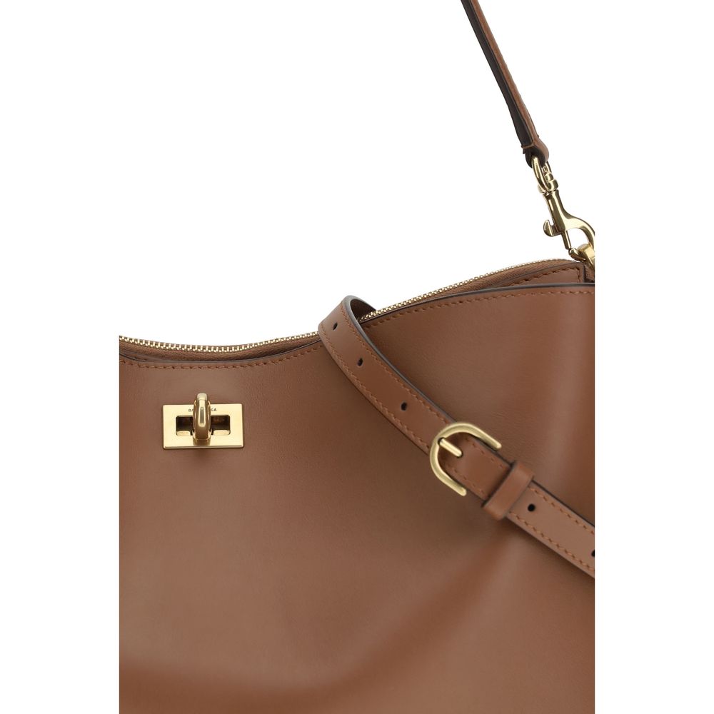 Balenciaga Beige Calf Leather Shoulder Bag