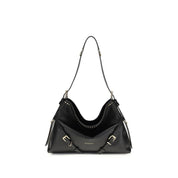Givenchy Black Calf Leather Shoulder Bag