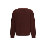 Our Legacy Bordeaux Linen V-neck Sweater