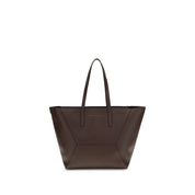 Brunello Cucinelli Brown Calf Leather Shoulder Bag
