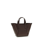 Brunello Cucinelli Bordeaux Calf Leather Shoulder Bag