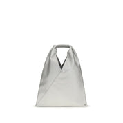 MM6 Maison Margiela Silver Faux Leather Japanese Handbag