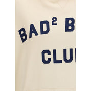 Dsquared² Bicolor Cotton Fleece Crewneck Sweatshirt